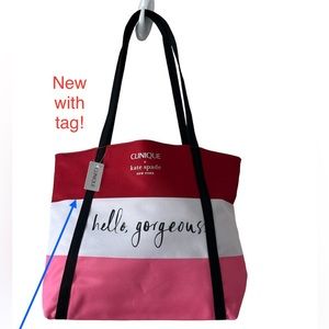 🆕 Clinique x Kate Spade “Hello Gorgeous” Tote *NWT*